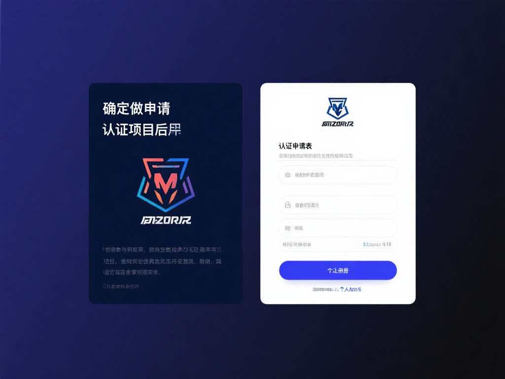 确定要申请的认证项目后，下一步便是进行注册。首先，