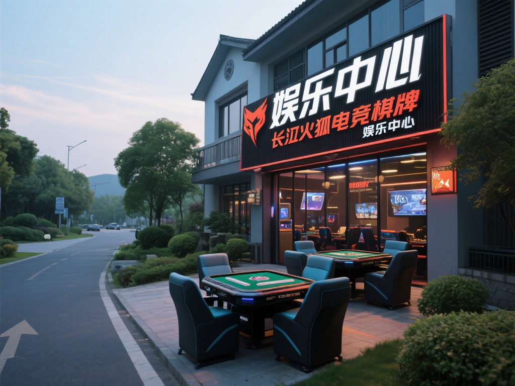 长兴火狐电竞棋牌坐落于一个与人们通俗认知中的“娱乐