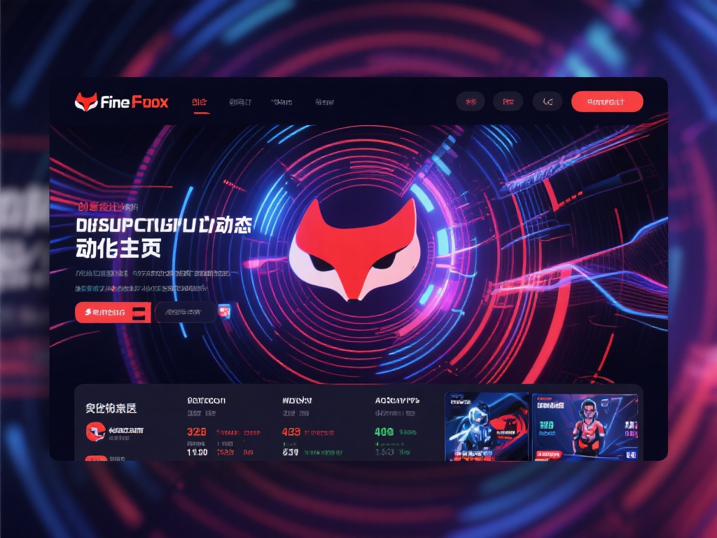 此外，创意设计可以融合动态效果来优化主页背景，特别